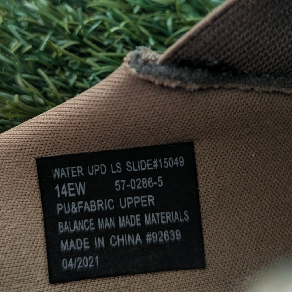 KingSize Water UPD LS Slide Mens 14EW Light Brown Mesh Backless Slip On Sneaker - Picture 6 of 8